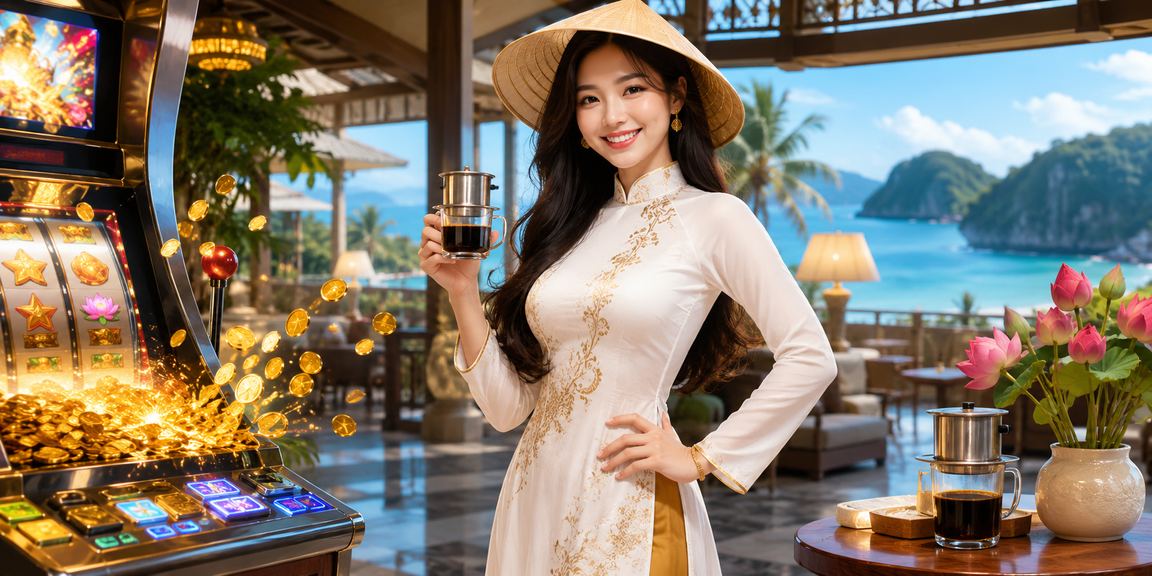 Trò chơi slot kết hợp cà phê Việt Nam
